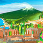 Taormina, Sicily Illustrated Travel Print, thumbnail 3 of 3