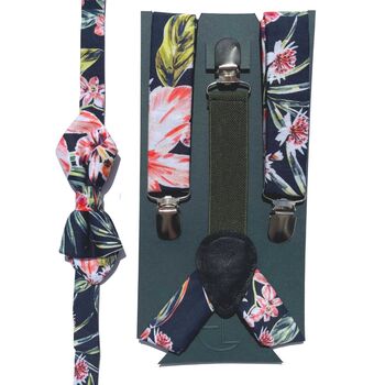 Tokoriki Floral Toddler And Boy's Bow Tie, 4 of 4