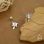 Sterling Silver Flying Squirrel Stud Earrings, thumbnail 4 of 12