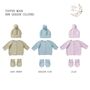 Baby Unisex Bubble Knitted Cardigan, thumbnail 4 of 12