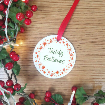 Personalised Pet Christmas Tree Decoration, 2 of 5