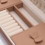 Jewellery Storage Case In Imitation Leather With Zip, thumbnail 5 of 8