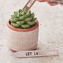 Personalised Set Of Two Couples Plant Markers, thumbnail 3 of 4
