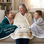 Personalised Sherpa Blanket With Message, thumbnail 1 of 12
