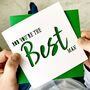 Personalised Best Man Thank You Card, thumbnail 2 of 4