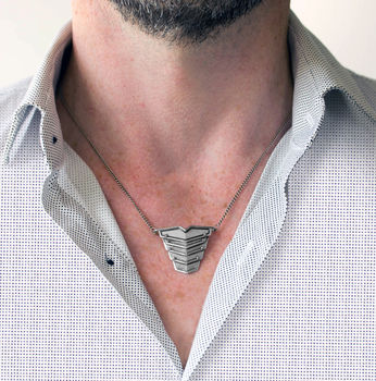 Romeo Necklace Oxydised Silver, 2 of 3