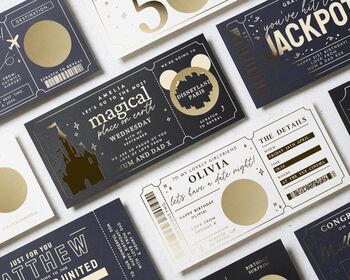 Disney Land Holiday Surprise Scratch Ticket Navy, 9 of 9