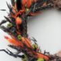 Halloween Dried Flowers Wreath With Pumpkins, thumbnail 3 of 3