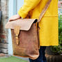 Personalised Buffalo Leather Distressed Backpack, thumbnail 8 of 12
