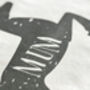 Personalised Reindeer Name Christmas Stocking, thumbnail 5 of 5