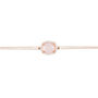 Beatrice Oval Gemstone Bracelet Rose Gold Plated Silver, thumbnail 10 of 12