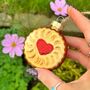 Christmas Glass Jam Biscuit Bauble, thumbnail 1 of 4