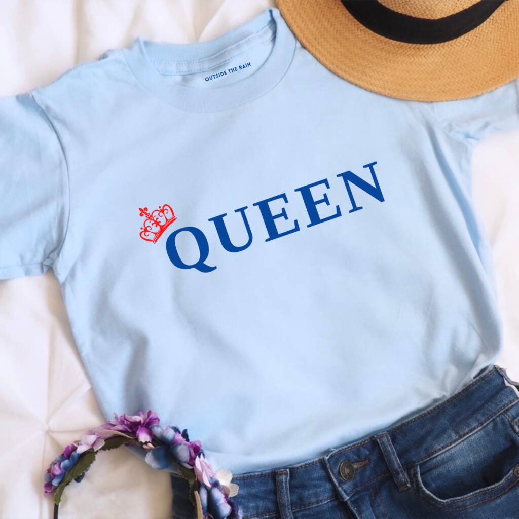 Kids Queen Red White And Blue Jubilee 