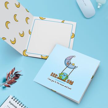 Moon Card | Cute Greeting Cards, 4 of 4