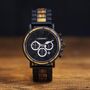 Boston Personalised Wooden Watch With Steel For Men, thumbnail 1 of 8