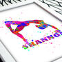 Personalised Gymnast Gift Print, thumbnail 3 of 4