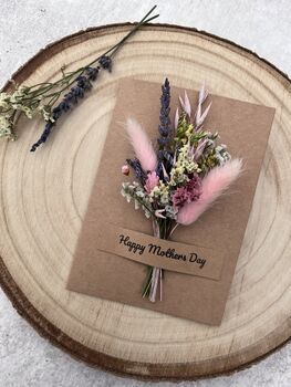 Mothers Day Dried Flower Card, 3 of 3