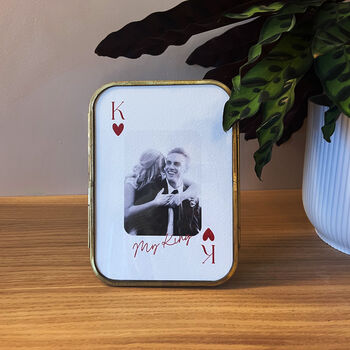 Personalised Playing Card King Or Queen Photo Frame, 3 of 6