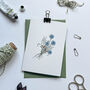 Cornflower Posy Mother's Day Notecard, thumbnail 3 of 5