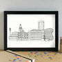 Birmingham Landmarks Skyline Art Print Unframed, thumbnail 2 of 6