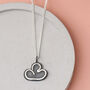 Cloud Necklace. Thinking Of You Gift For Friend, thumbnail 3 of 5