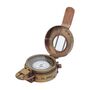 Custom Bronze British Army Style Prismatic Marching Compass In A Wood Box, thumbnail 7 of 12