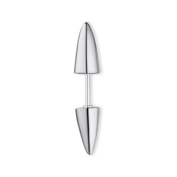 Small Spike Double Sided Stud Single Earring, 4 of 6