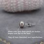 Genuine Purple Pink Pearl Stud Earrings, thumbnail 7 of 12