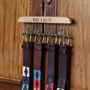 Personalised Wooden Belt Hanger, thumbnail 2 of 6