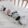Zebra Stretchie Swaddle And Beanie Set, thumbnail 2 of 4