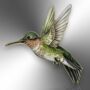 Choose Your Colour – Hummingbird Enamel Pin, thumbnail 8 of 11
