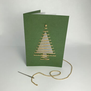 Christmas Tree Weave Me Card Kit, 4 of 8