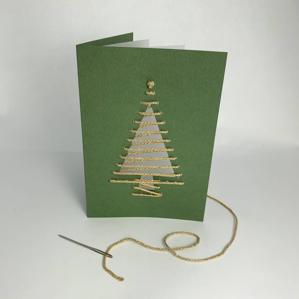 Christmas Tree Weave Me Card By Plant A Bloomer | notonthehighstreet.com