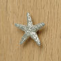 Starfish Solid Pewter Cabinet Handles, Door Knobs, thumbnail 3 of 8