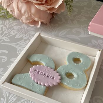 Milestone Personalised Letterbox Vanilla Cookie, 2 of 12