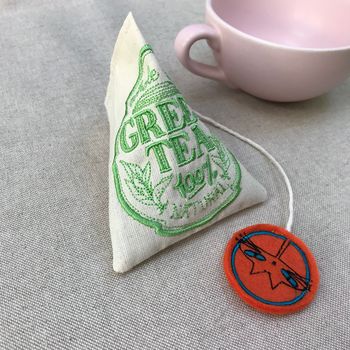 Catnip Green Tea Bag, Cat Toy, 5 of 7
