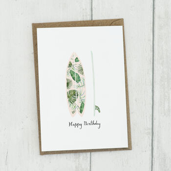 Personalised Surf Board Card, 3 of 4