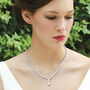 Mansfield Rhodium Plated Statement Necklace, thumbnail 4 of 6