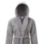 Personalised Unisex Premium Towelling Hooded Bath Robe, thumbnail 1 of 11