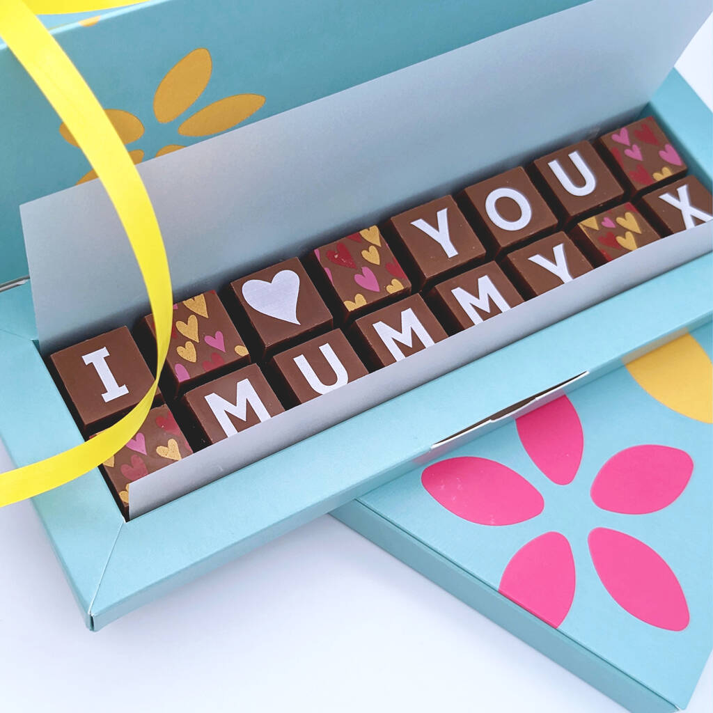 Chocolate Gift Personalised For Mum, Mom Or Maman, 1 of 12
