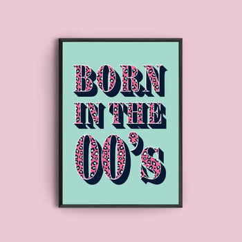 Personalised Birth Decade Art Print, 2 of 8