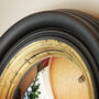 Black And Gold Porthole Mirror, thumbnail 2 of 2