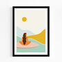 Beach Surfer Art Print, thumbnail 5 of 6