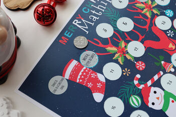 Personalised Scratch Off Activity Advent Calendar, 7 of 9