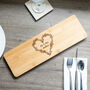 Personalised Bamboo Serving Board Wedding Gift, thumbnail 1 of 5