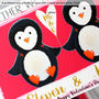 Personalised Penguin Couple Valentine's Card, thumbnail 4 of 9