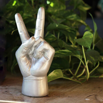 Silver Peace Hand Accessories Stand In Gift Box, 5 of 5