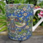 Jumbo Mug In William Morris Blue Strawberry Thief Design, thumbnail 1 of 8