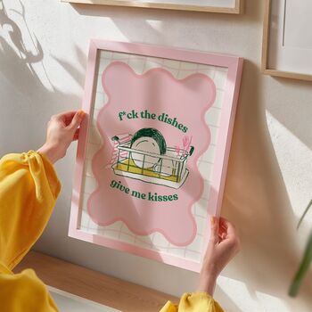 F*Ck The Dishes Kitchen Print, 2 of 3