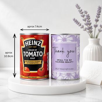 Personalised Flower Gift Tin For Birthdays, Thank Yous And Flower Girls, 8 of 12